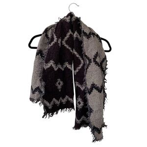 Aritzia Wilfred Wool Diamond Mosaic Scarf